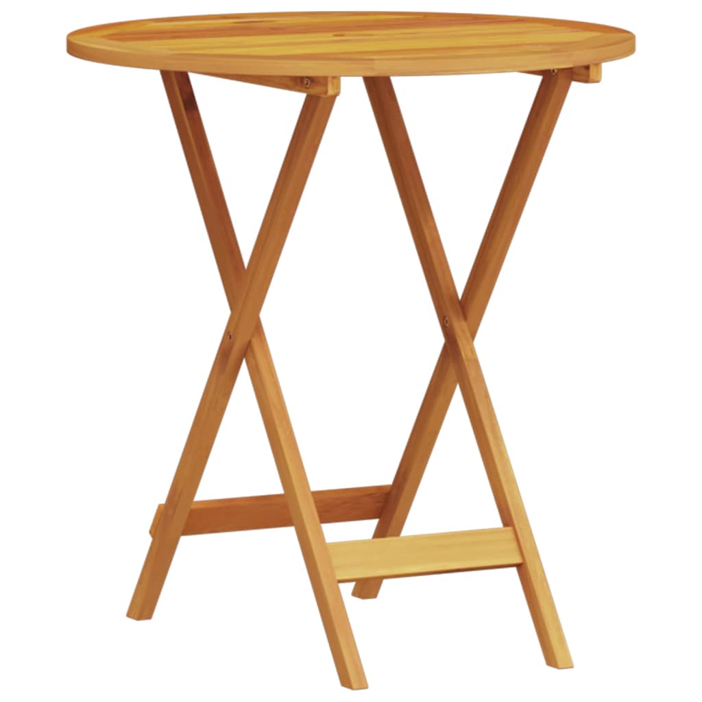 vidaXL Klapp Bistro Set 3 pcs Braun Akazie Massivholz