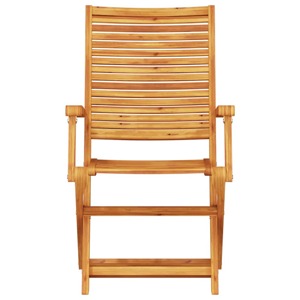 vidaXL Klapp Bistro Set 3 pcs Braun Akazie Massivholz