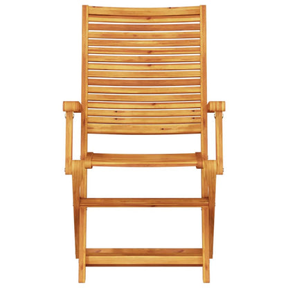 vidaXL Klapp Bistro Set 3 pcs Braun Akazie Massivholz