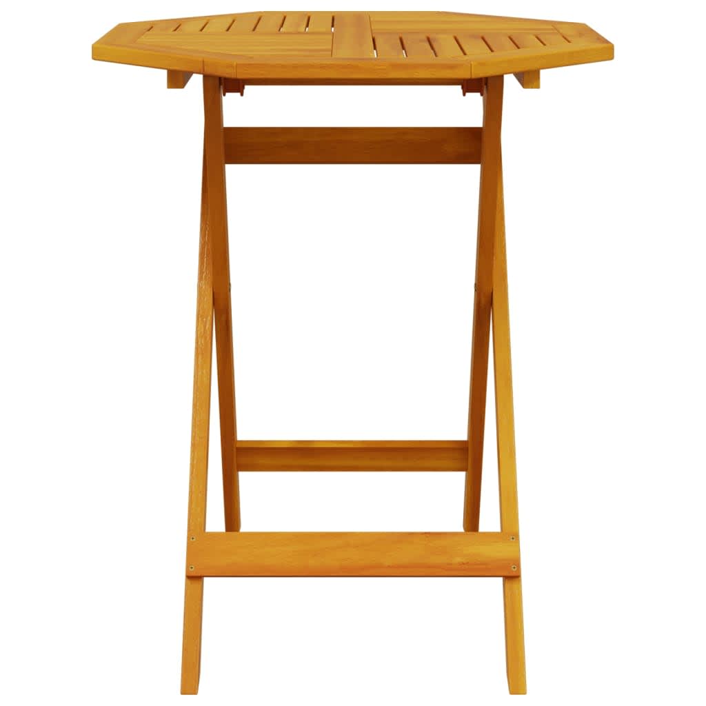 vidaXL Klapp Bistro Set 3 pcs Braun Akazie Massivholz