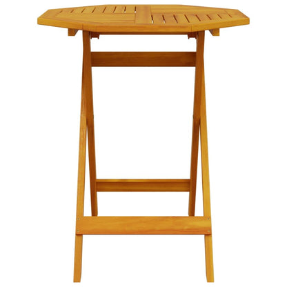 vidaXL Klapp Bistro Set 3 pcs Braun Akazie Massivholz
