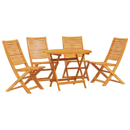 vidaXL Garten Essgruppe 5 pcs Braun Akazie Massivholz