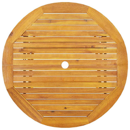 vidaXL Garten Essgruppe 5 pcs Braun Akazie Massivholz