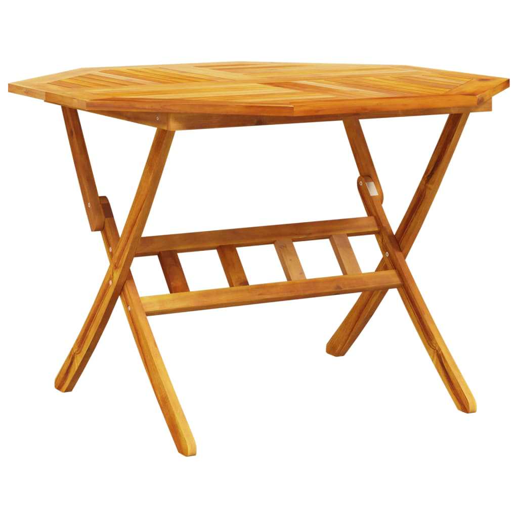 vidaXL Garten Essgruppe 5 pcs Braun Akazie Massivholz