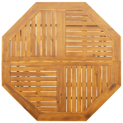 vidaXL Garten Essgruppe 5 pcs Braun Akazie Massivholz