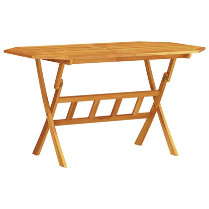 vidaXL Garten Essgruppe 7 pcs Braun Akazie Massivholz