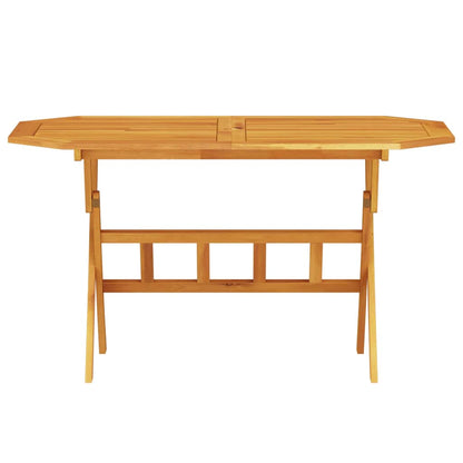 vidaXL Garten Essgruppe 7 pcs Braun Akazie Massivholz