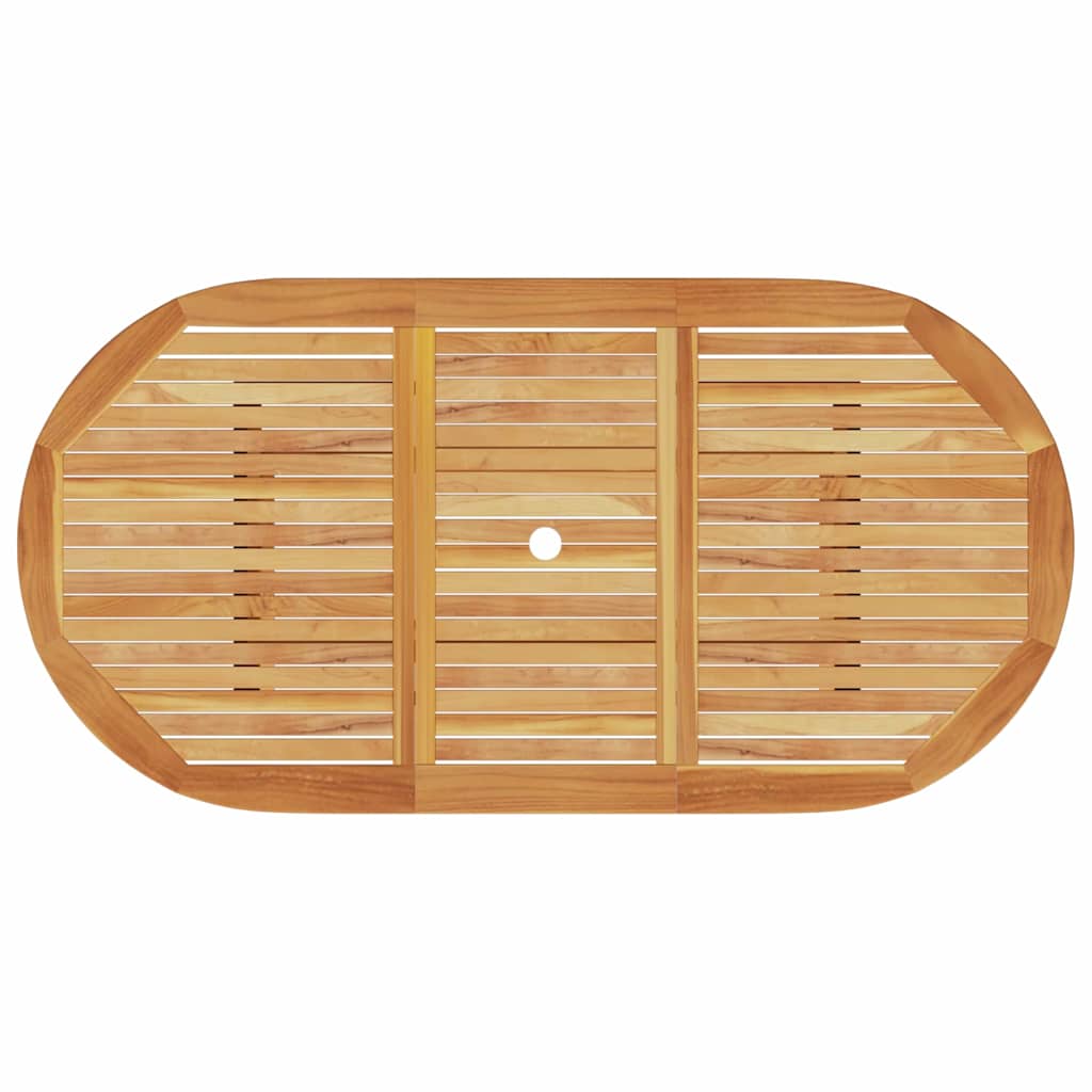 Garten Essgruppe 7 pcs Braun Massivholz Akazie