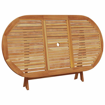 vidaXL Garten Essgruppe 5 pcs Blattmuster Massivholz Akazie