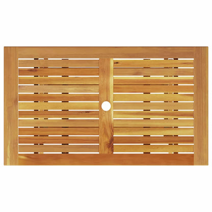 vidaXL Garten Essgruppe 5 pcs Braun Akazie Massivholz