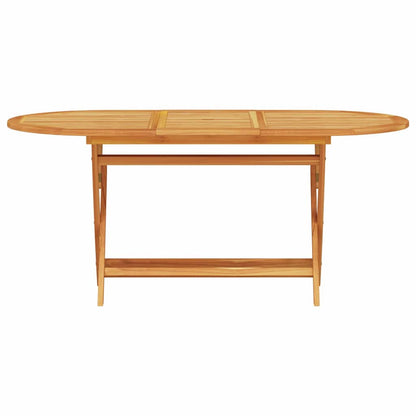 vidaXL Garten Essgruppe 7 pcs Braun Akazie Massivholz