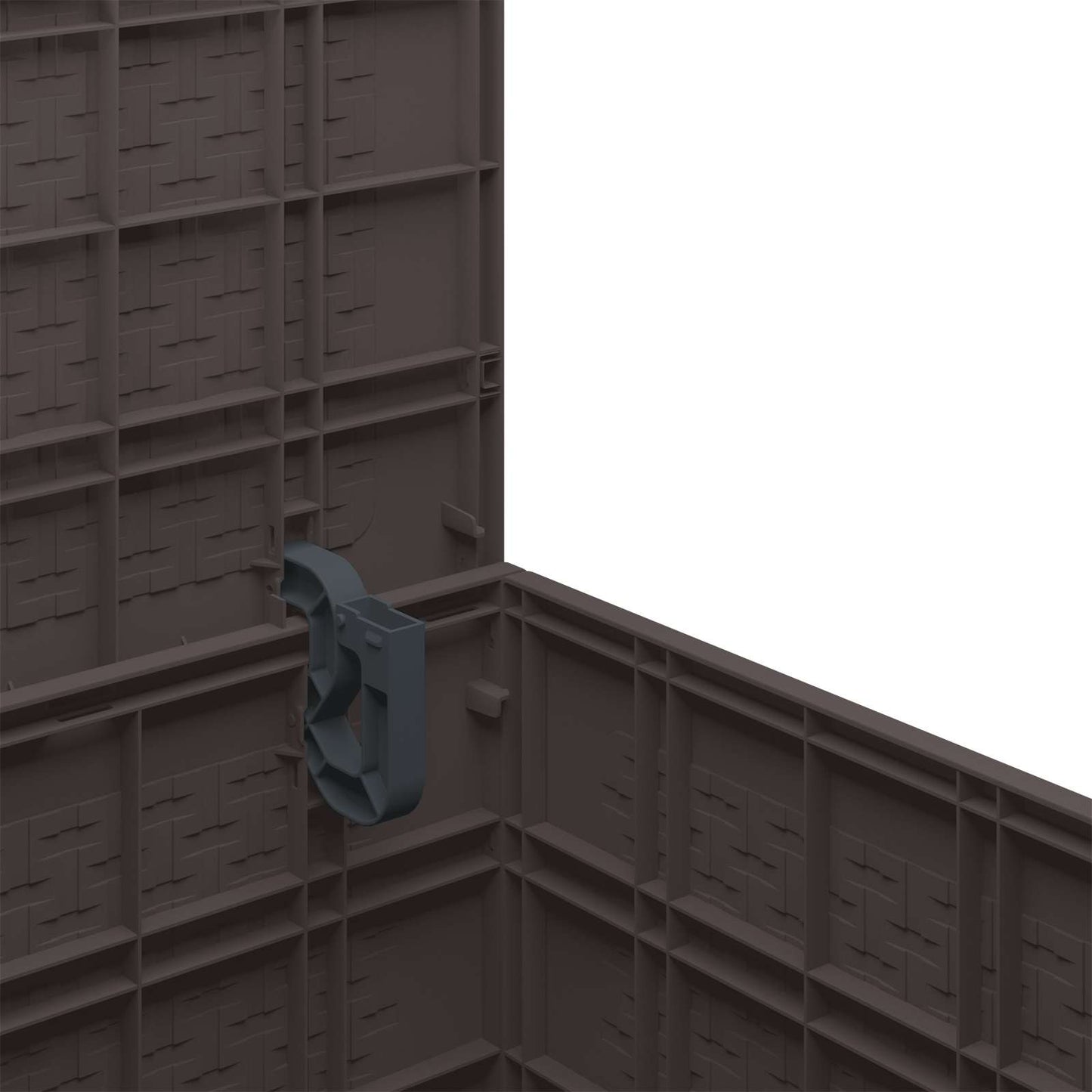 Aufbewahrungsbox Braun 55 x 53 x 57 cm Polypropylen