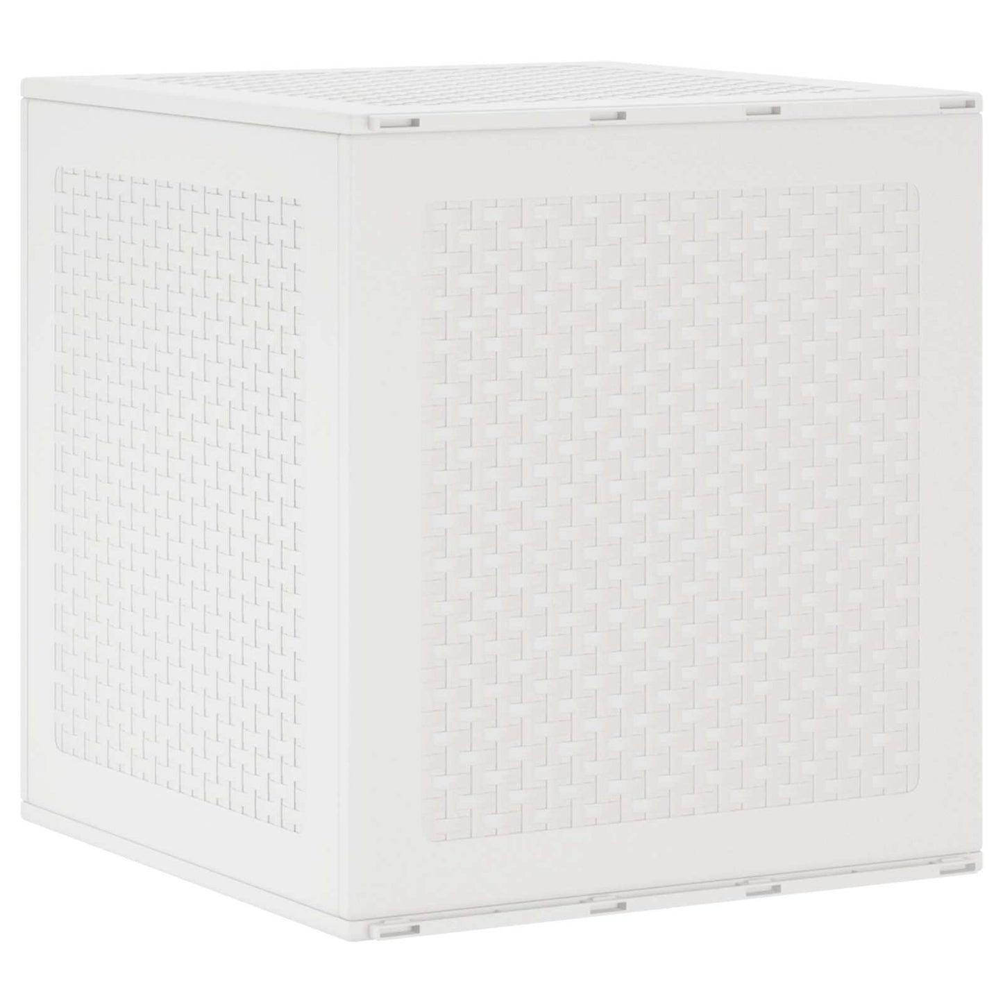 vidaXL Aufbewahrungsbox mit Speicher Weiß 55 x 53 x 57 cm Polypropylen