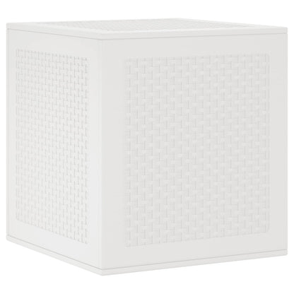 vidaXL Aufbewahrungsbox mit Speicher Weiß 55 x 53 x 57 cm Polypropylen