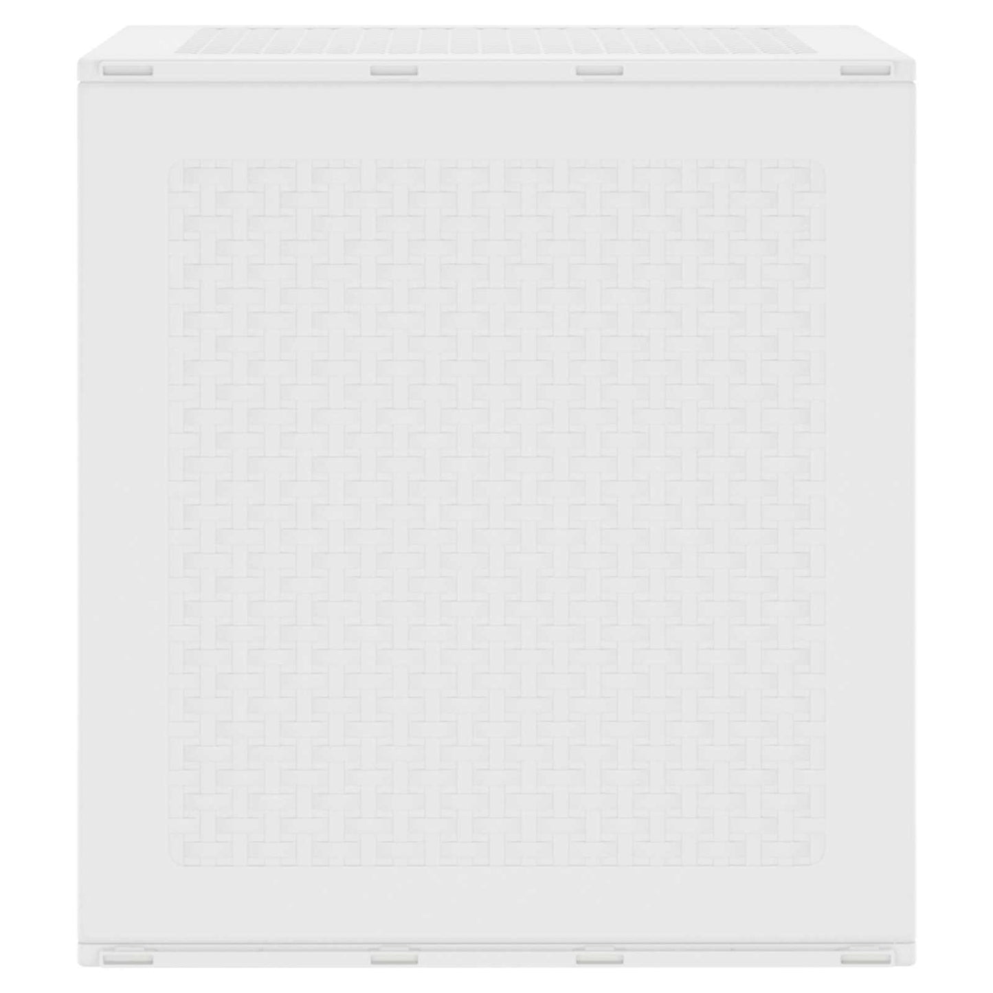 vidaXL Aufbewahrungsbox mit Speicher Weiß 55 x 53 x 57 cm Polypropylen