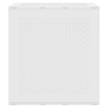vidaXL Aufbewahrungsbox mit Speicher Weiß 55 x 53 x 57 cm Polypropylen