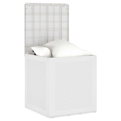vidaXL Aufbewahrungsbox mit Speicher Weiß 55 x 53 x 57 cm Polypropylen