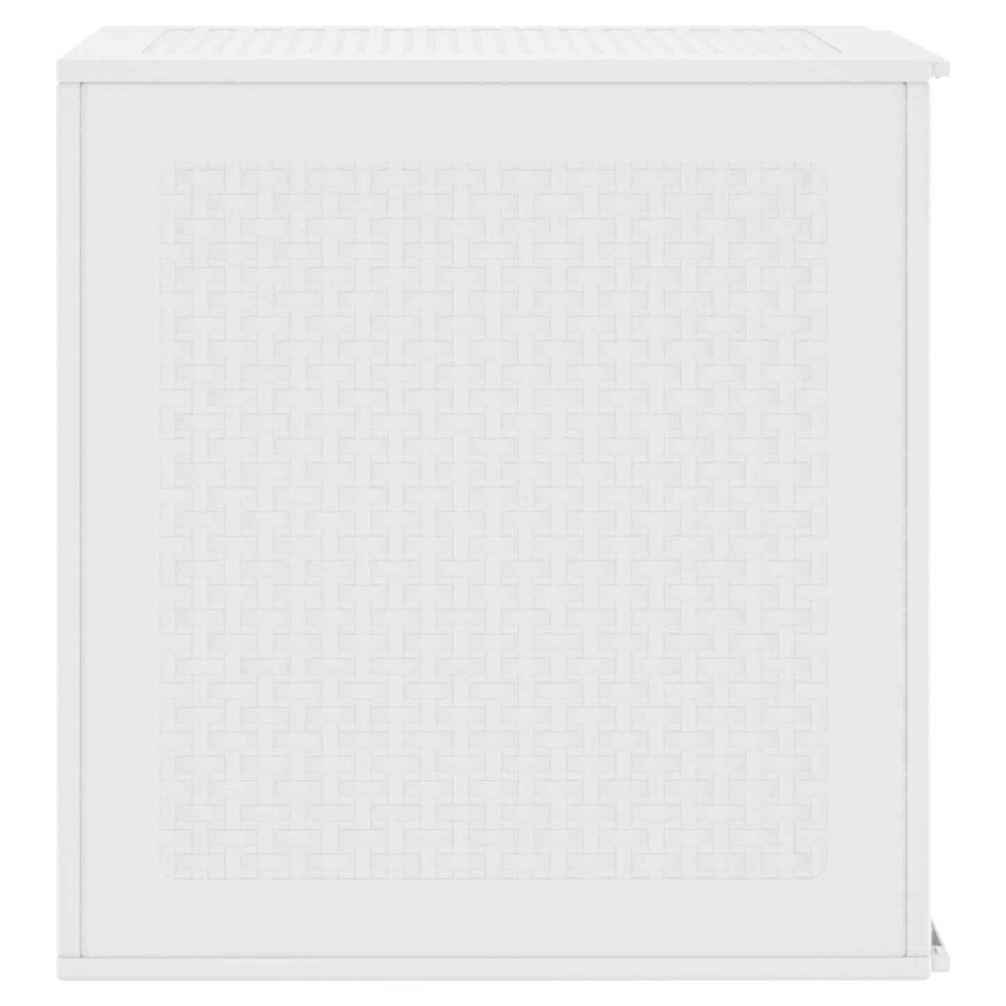 vidaXL Aufbewahrungsbox mit Speicher Weiß 55 x 53 x 57 cm Polypropylen