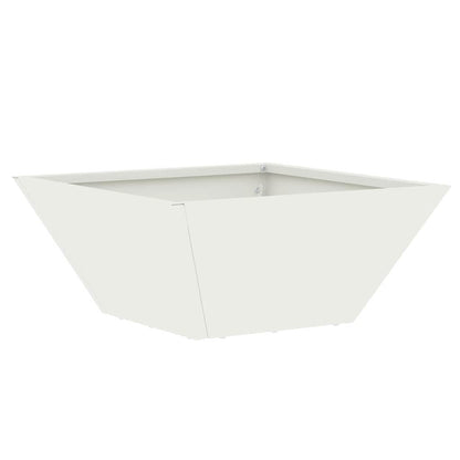 vidaXL Garten-Pflanzgefäß 5 pcs Weiß 35 x 35 x 15 cm