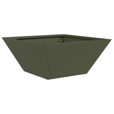 vidaXL Garten-Pflanzgefäß Olive Grün 35 x 35 x 15 cm