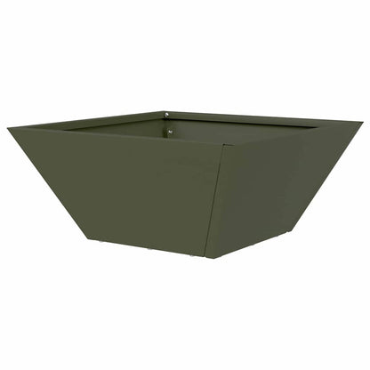 vidaXL Garten-Pflanzgefäß 5 pcs Olive Grün 35 x 35 x 15 cm