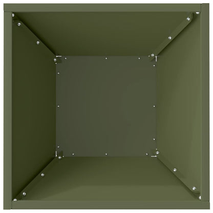vidaXL Garten-Pflanzgefäß 5 pcs Olive Grün 35 x 35 x 15 cm