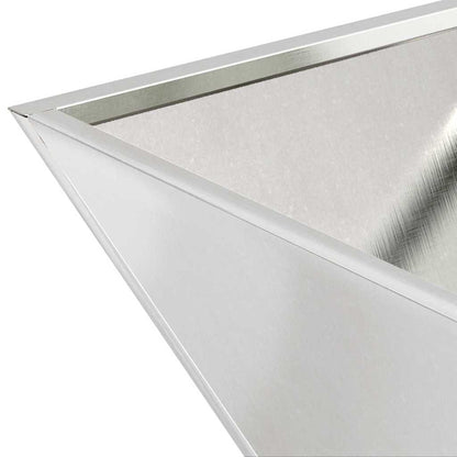 vidaXL Garten-Pflanzgefäß 5 pcs Silber 35 x 35 x 15 cm Edelstahl