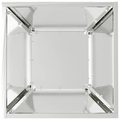 Garten-Pflanzgefäß 5 pcs Silber 35 x 35 x 15 cm