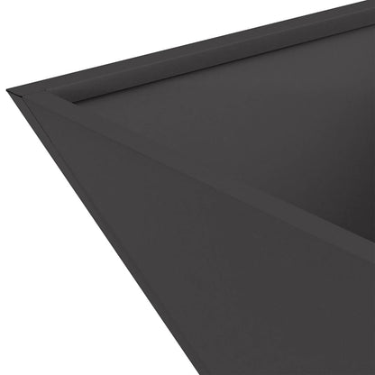 vidaXL Garten-Pflanzgefäß 5 pcs Schwarz 40 x 40 x 15 cm