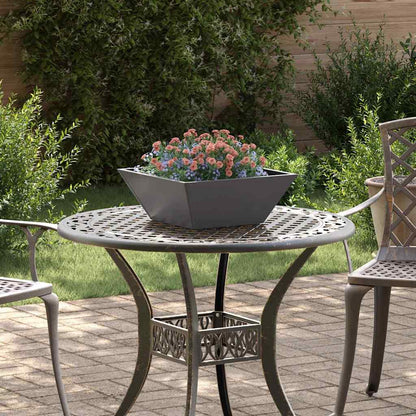 vidaXL Garten-Pflanzgefäß 5 pcs Schwarz 40 x 40 x 15 cm