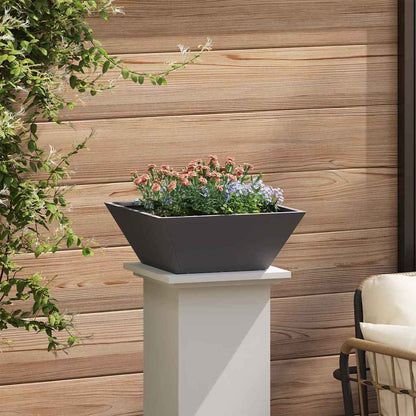 vidaXL Garten-Pflanzgefäß 5 pcs Schwarz 40 x 40 x 15 cm