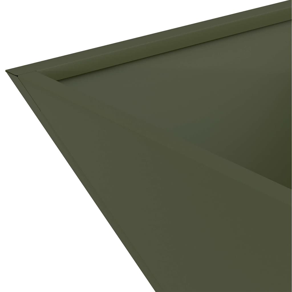 vidaXL Garten-Pflanzgefäß Olive Grün 40 x 40 x 15 cm