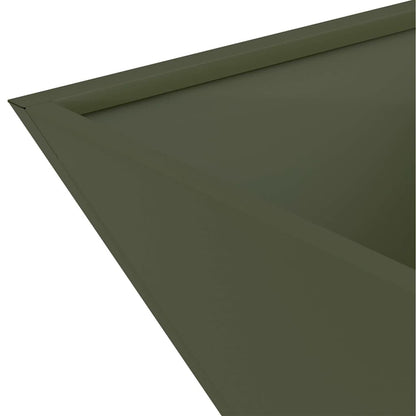 vidaXL Garten-Pflanzgefäß 5 pcs Olive Grün 40 x 40 x 15 cm