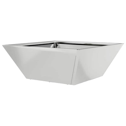 vidaXL Garten-Pflanzgefäß 5 pcs Silber 40 x 40 x 15 cm