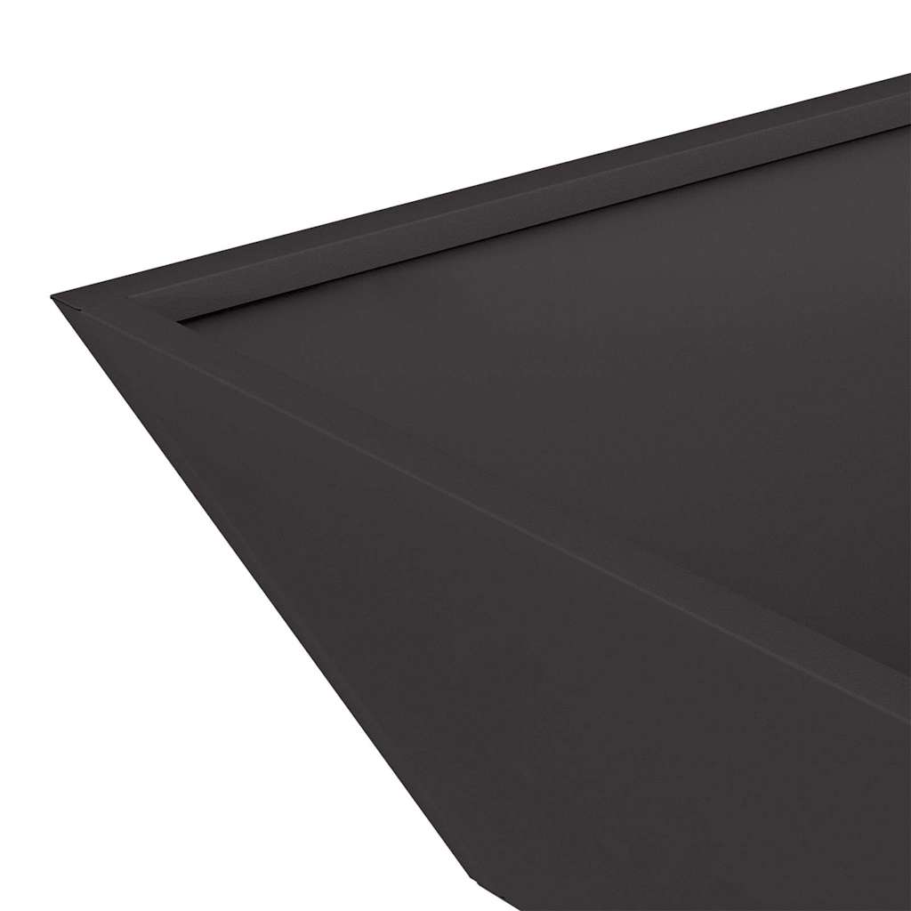 vidaXL Garten-Pflanzgefäß 5 pcs Schwarz 50 x 50 x 15 cm