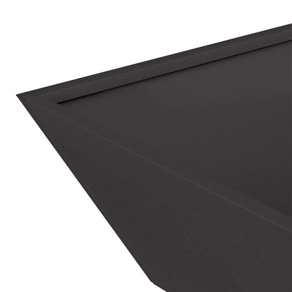 vidaXL Garten-Pflanzgefäß 5 pcs Schwarz 50 x 50 x 15 cm