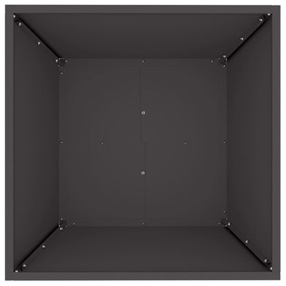 vidaXL Garten-Pflanzgefäß 5 pcs Schwarz 50 x 50 x 15 cm