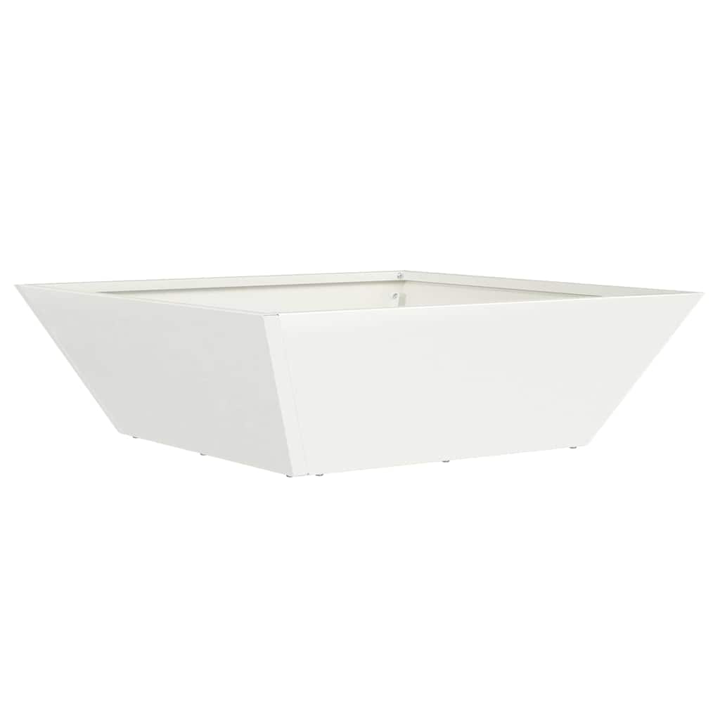 vidaXL Garten-Pflanzgefäß 5 pcs Weiß 50 x 50 x 15 cm