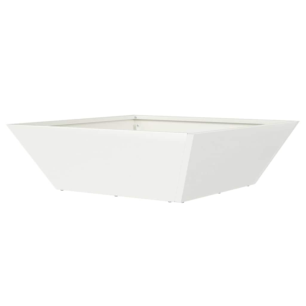 vidaXL Garten-Pflanzgefäß 5 pcs Weiß 50 x 50 x 15 cm