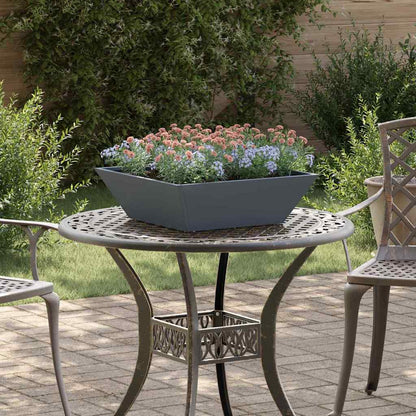 vidaXL Garten-Pflanzgefäß 5 pcs Anthrazit 50 x 50 x 15 cm