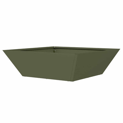 vidaXL Garten-Pflanzgefäß Olive Grün 50 x 50 x 15 cm