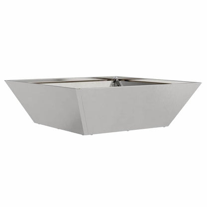 vidaXL Garten-Pflanzgefäß 5 pcs Silber 50 x 50 x 15 cm Edelstahl