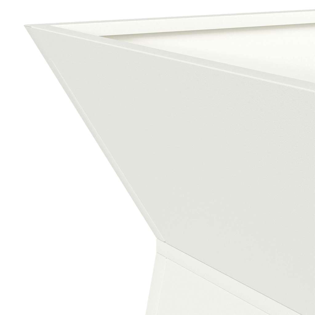 vidaXL Säulen Pflanzer Weiß 35 x 35 x 73 cm