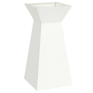 vidaXL Säulen Pflanzer Weiß 35 x 35 x 73 cm