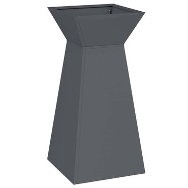 vidaXL Säulen Pflanzer Anthrazit 35 x 35 x 73 cm