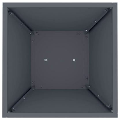vidaXL Säulen Pflanzer Anthrazit 35 x 35 x 73 cm