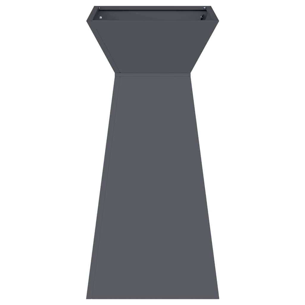 Säulen Pflanzer 2 pcs Anthrazit 35 x 35 x 73 cm