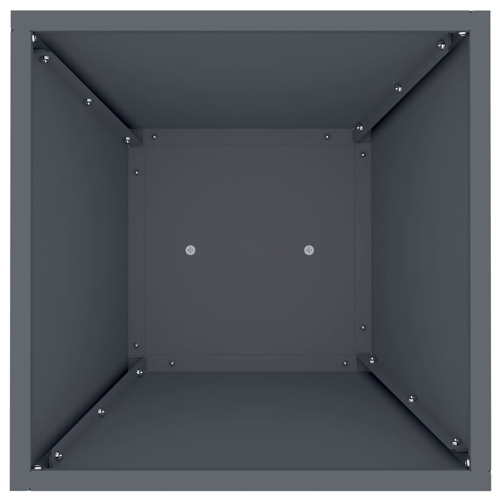 Säulen Pflanzer 2 pcs Anthrazit 35 x 35 x 73 cm