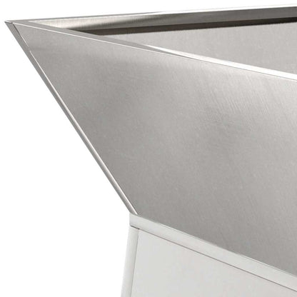 vidaXL Säulen Pflanzer Silber 35 x 35 x 73 cm Edelstahl