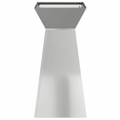 vidaXL Säulen Pflanzer 2 pcs Silber 35 x 35 x 73 cm